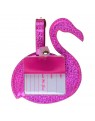 Etichetta per valigia Flamingo